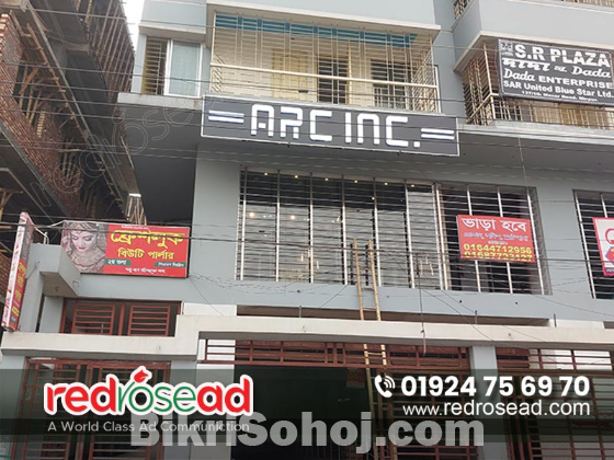 ARC INC Acrylic High Letters Signboard in Bangladesh